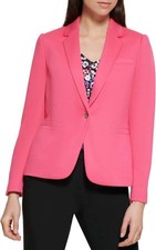 Tommy Hilfiger Single Button Business Blazer Pink 8 NWT 139