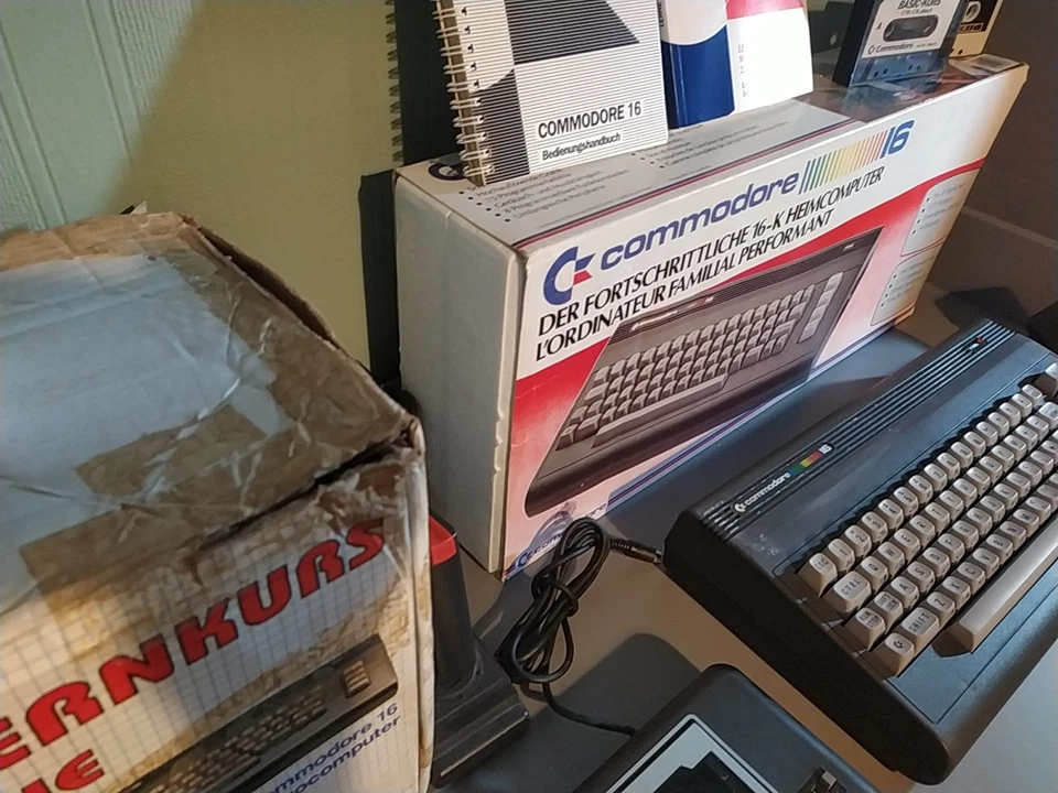 Aus Sammlung commodore C16 Lernkurs Mit Datasette 1531 Zubehör Ovp - Bild 4 von 4