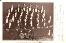 Ripon College Glee and Mandolin Clubs ~ Wisconsin ~UDB 1907 to Green Valley WI