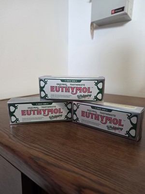 Euthymol Original Whitening Toothpaste 106g 3 Pack Since 1898 British Oral Care