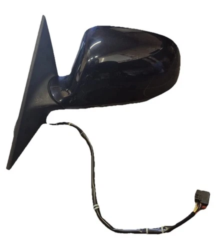 AUDI A3 8P CAB CONVERTIBLE 2008-2013 PASSENGER SIDE LEFT DOOR WING MIRROR BLACK