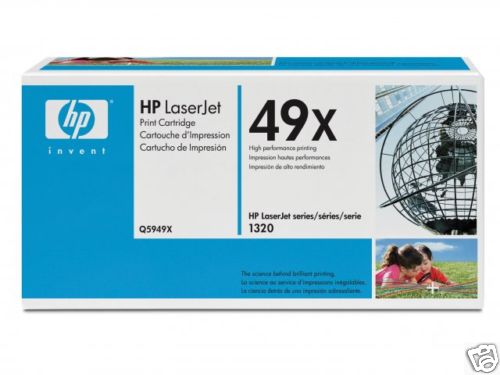 Toner HP Q5949X noir neuf de grande capacité pour imprimante LaserJet
