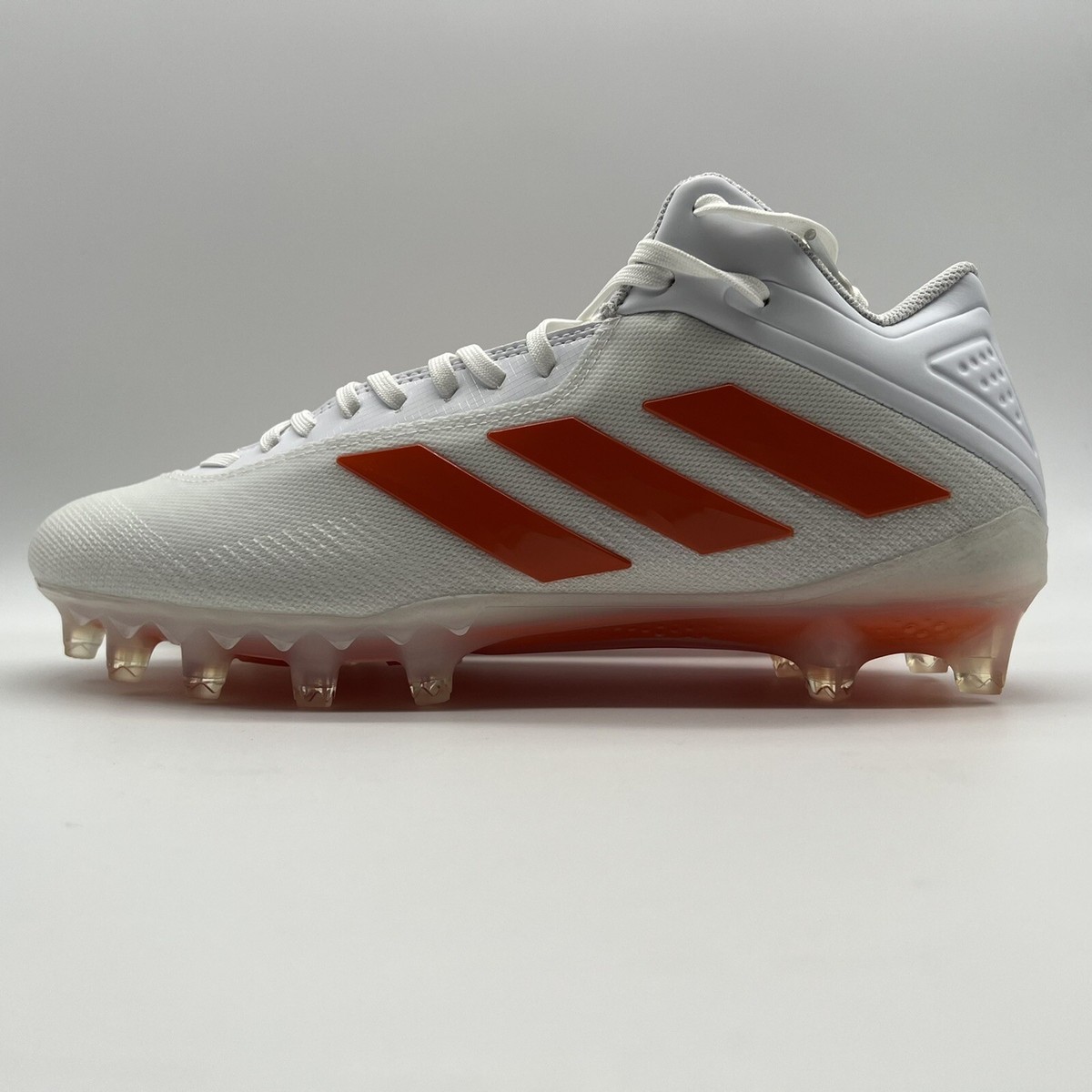 Adidas SM Freak Mid Football Cleats White Orange FX1311 Size  display picture 1