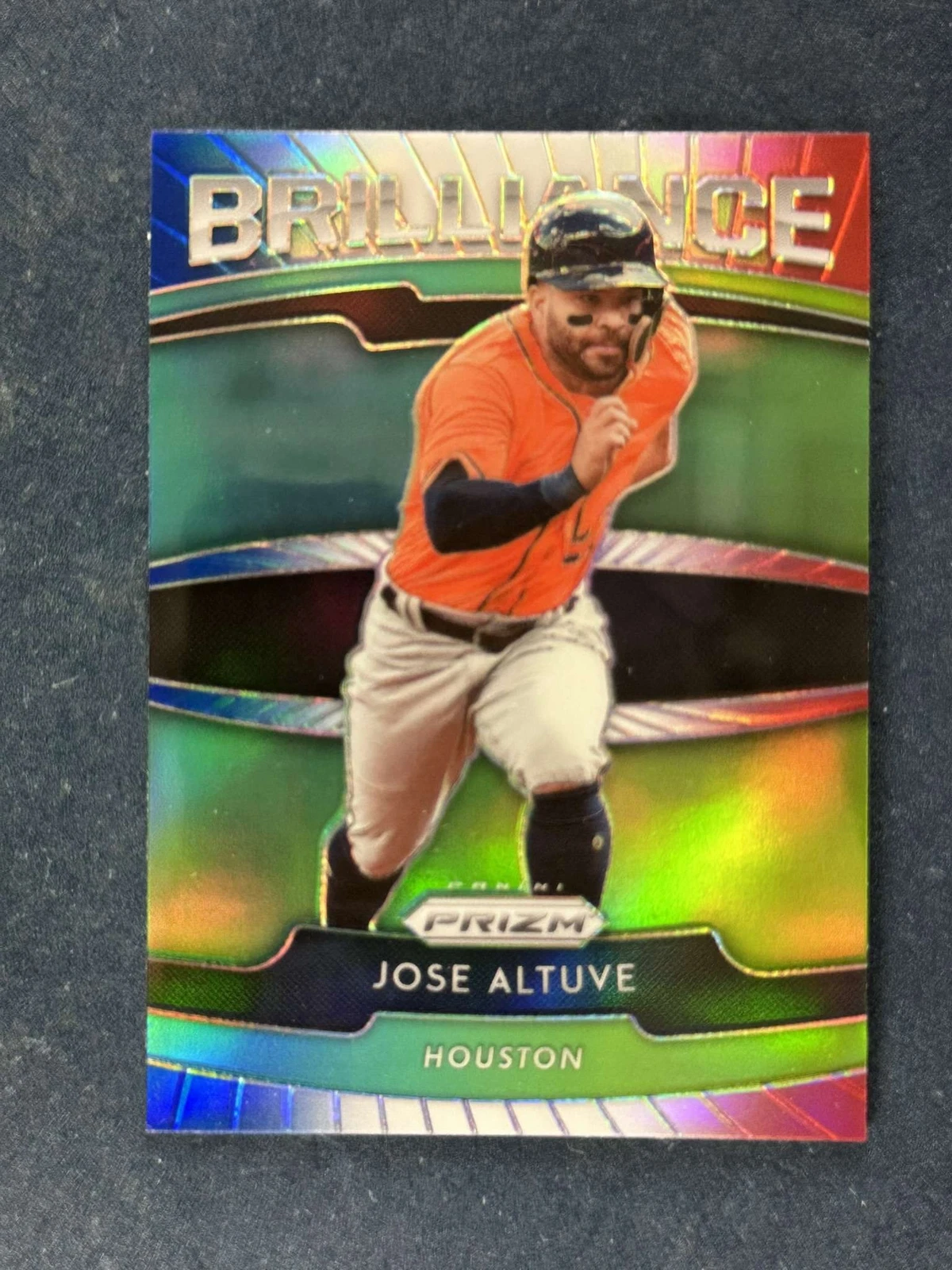 2020 Panini Prizm Brilliance Red White & Blue #B-7 Jose Altuve Astros
