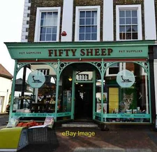 Photo 6x4 Lewes: Cliffe High Street. Fifty Sheep pet supplies. c2015