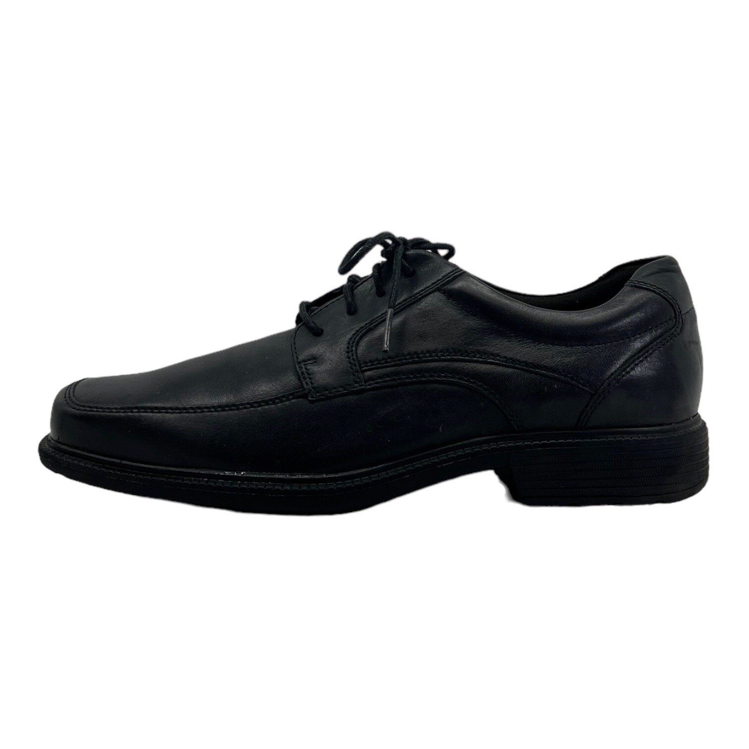 SAOLA Scarpe eleganti ROCKPORT da uomo 10 5 in pelle stringate Oxford punta quadrata classiche NERE