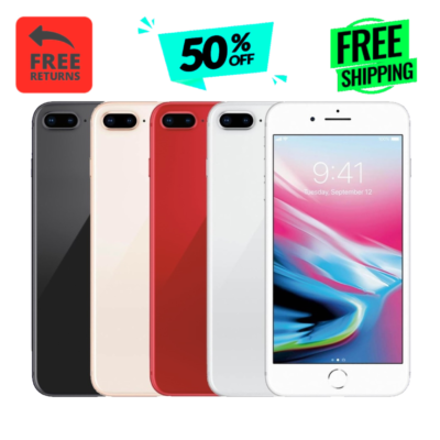 Apple iPhone 8 Plus 64GB Unlocked Verizon At&t 5.5-inch