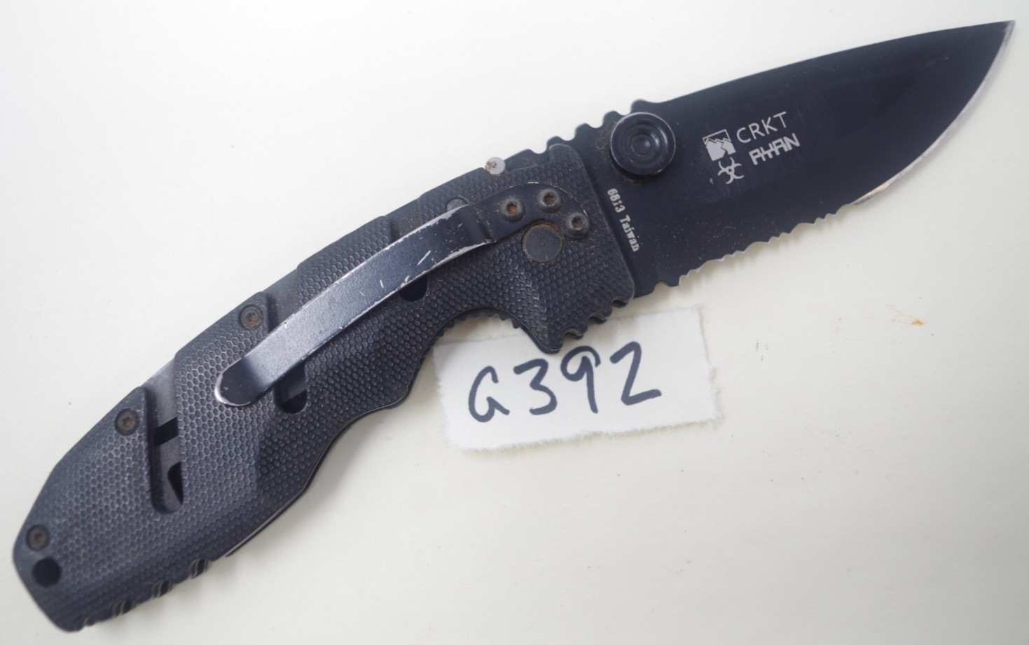 CRKT Ryan Folder Columbia River Pocket Knife Combo Edge 6813 Blade