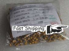 1000pcs Multilayer ceramic capacitor 100nF 0.1uF 104m 50V P 2.54mm B104m