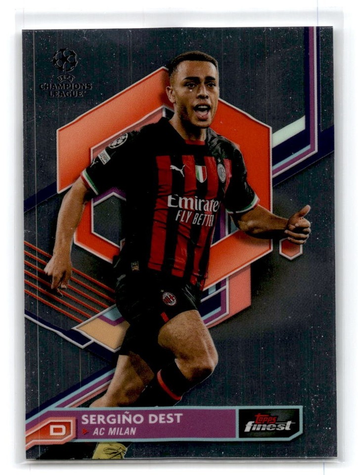 2022-23 Topps Finest UEFA Club Competitions Sergino Dest #2 - 1 of 1