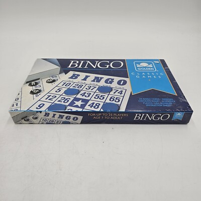 Vintage 1993 Bingo Golden Classic Games, New Factory Sealed