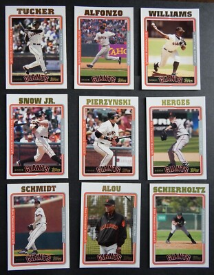 2005 Topps San Francisco Giants Team Set 23 Cards Barry Bonds Combine Shipping