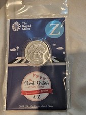 Rare 2019 Uncirculated 10p Coin Letter Z- Zebra Crossing In Royal Mint Packaging