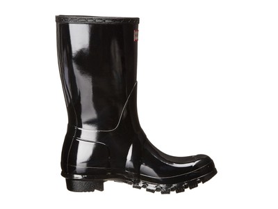 short black rain boots