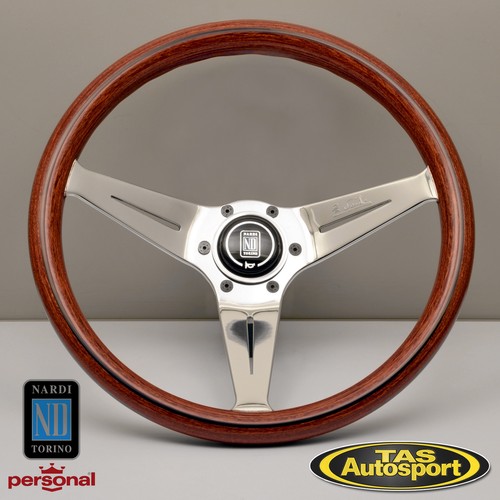 Nardi Steering Wheel 350mm DEEP CORN WOOD polished spokes 5069.35.3000