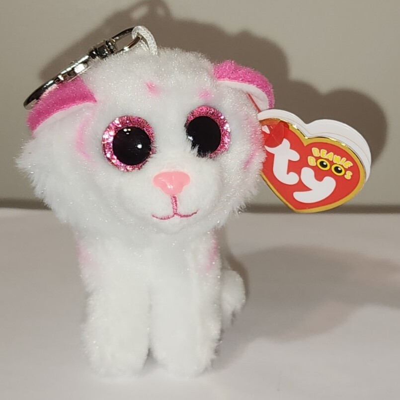 Ty Beanie Boos TABOR the Tiger (Metal Key Clip) UK Excl. 3