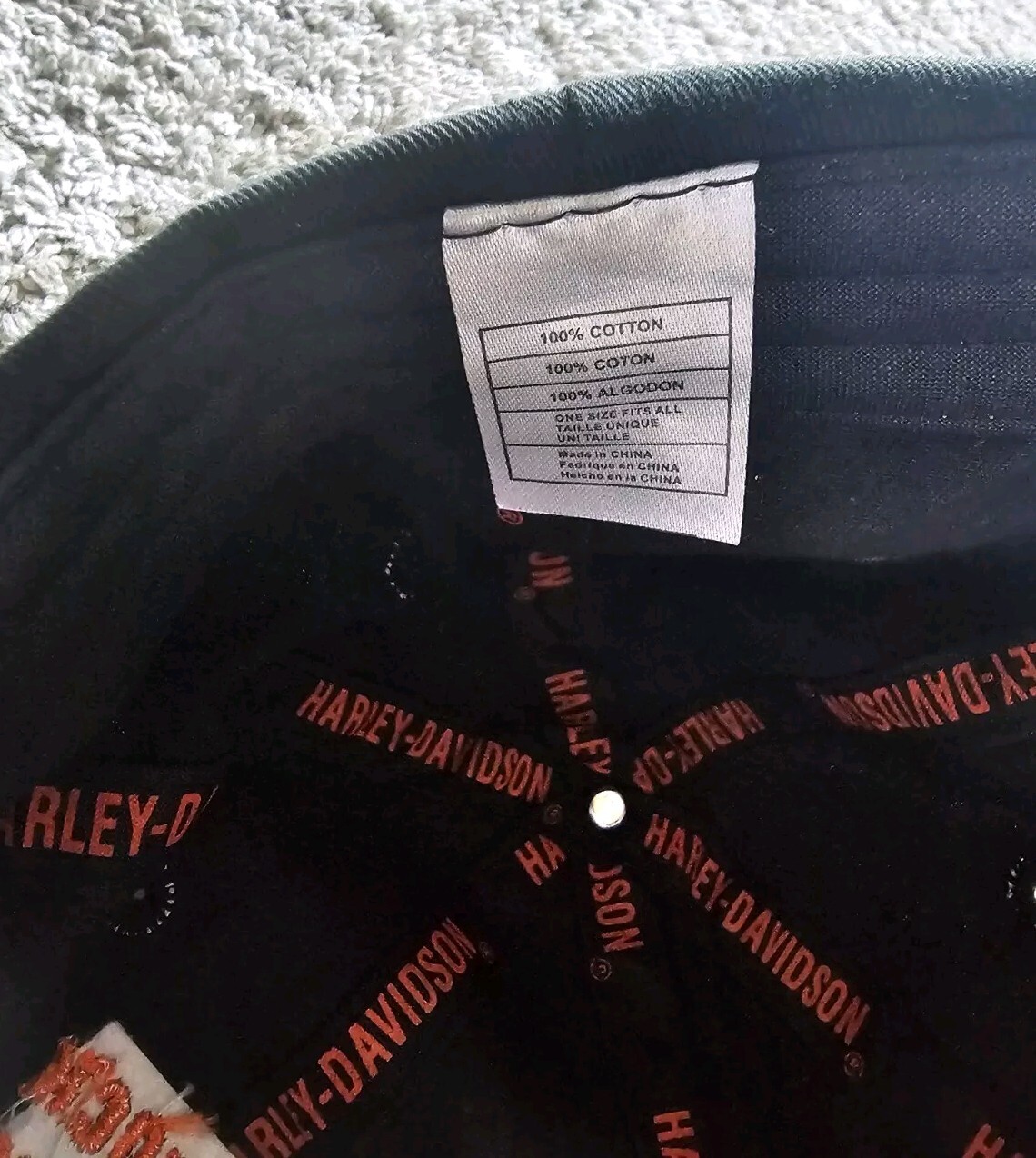 Cappello da baseball regolabile Monadnock Harley Davidson Motorcycles Keene NH Dealer