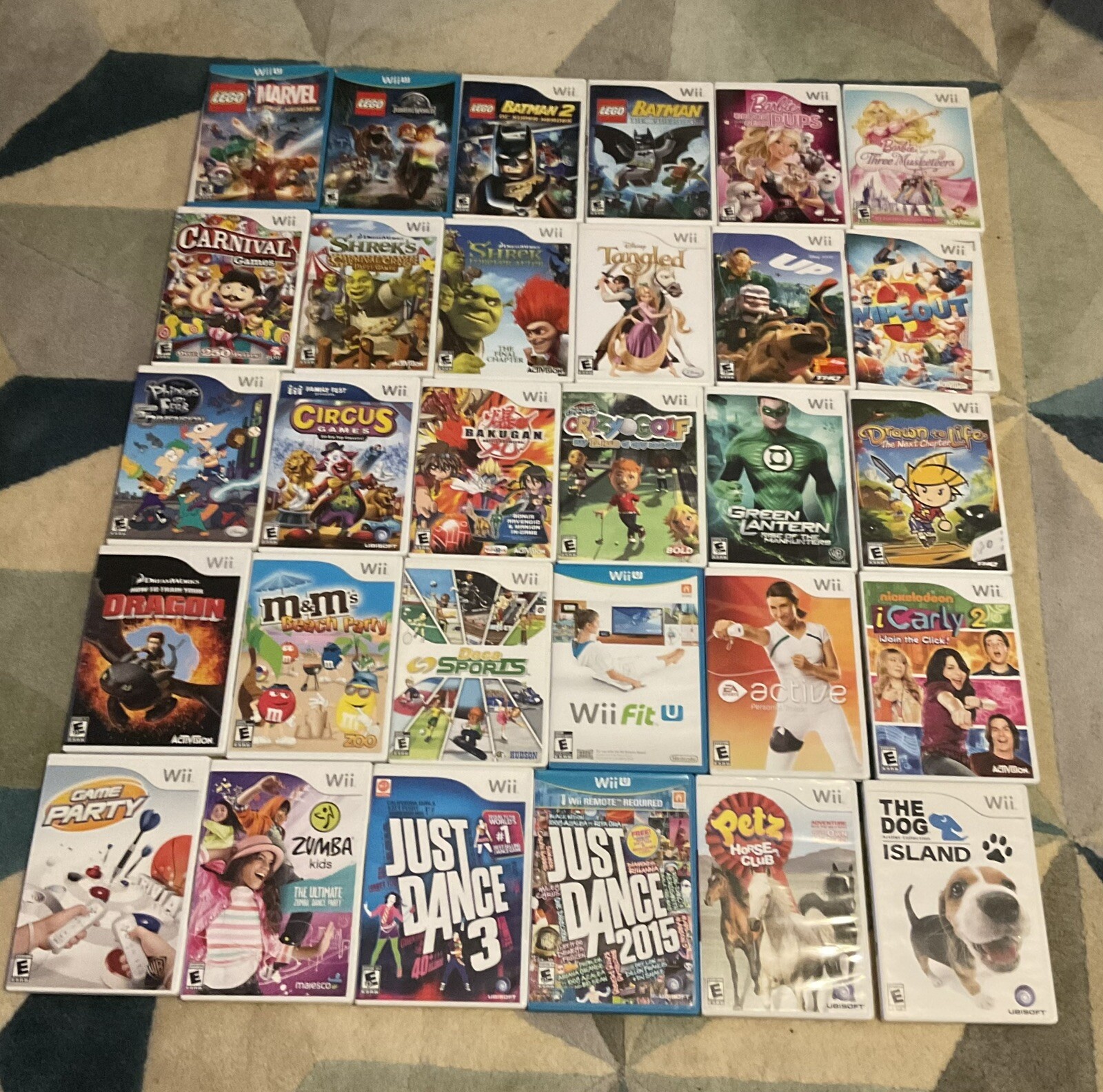 Lot of 30 Nintendo Wii Games eBay