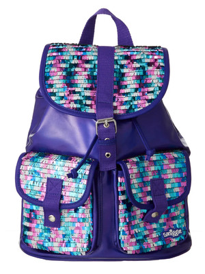 dark purple backpack