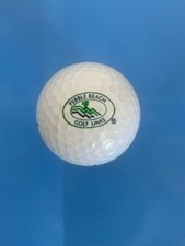 LOGO GOLF BALL - Vintage Slazenger Pebble Beach Golf Links 5A Mint