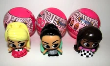 Barbie Series 3 Fashionistas Mashems Lot of (3) Blonde Black Green Hair New