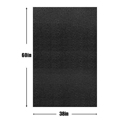 60 X 38 In Oil Absorbent Garage Floor Mat And Mechanic Pad Protects