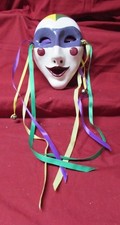 Vintage Mardi Gras Mask with Ribbons