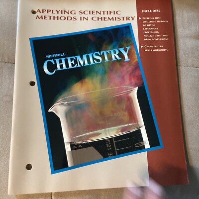 Applying Scientific Methods in Chemistry Merrill 1995 Problems & Answers