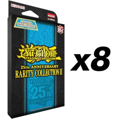 Yu-Gi-Oh! 25TH ANNIVERSARY RARITY COLLECTION II Sealed Case 8x TuckBox - ENGLISCH
