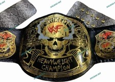 Cinturón réplica 4MM Smoking Skull Stone Cold World Heavyweight Championship TÍTULO 4MM
