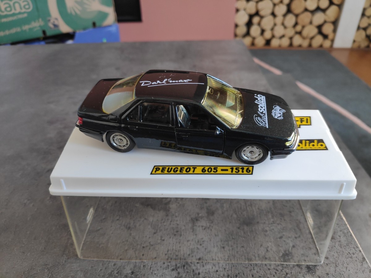 Miniature Peugeot 605 Noire Solido Hi-Fi 1/43 – Collection Le Mans, Modèle 1908