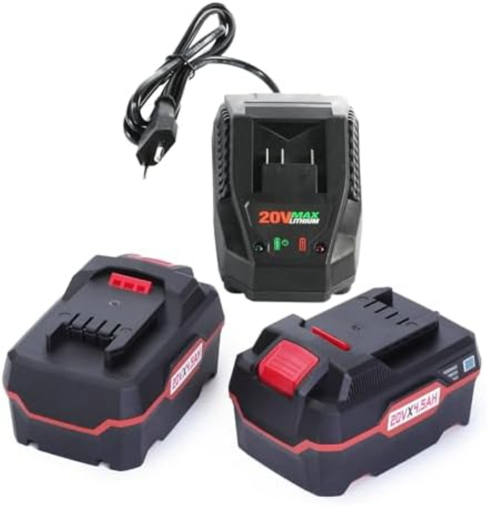 Energia Infinita Parkside: Kit 2 Batterie 4.5Ah + Caricatore Fast
