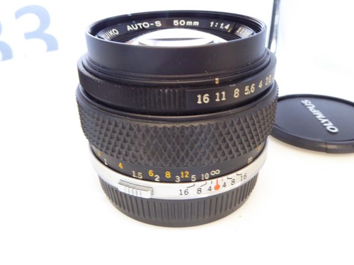 Olympus 50mm f1.4 Zuiko Auto-S manual focus OM mount lens serviced JULY 2024 - Picture 13 of 14