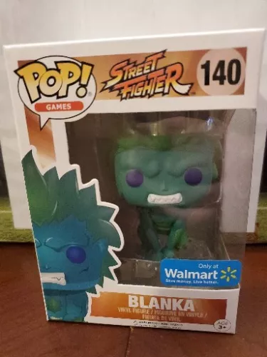 Street Fighter Blanka Funko POP! Games #140 Walmart Exclusive Blue/Green