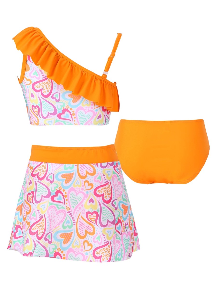 TiaoBug Mädchen Tankini Set - Badeanzug 2-teilig Gr. 104-152
