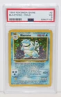 Vintage 1999 Blastoise Original Base Set Holo #2/102 Pokémon Card PSA Graded 3