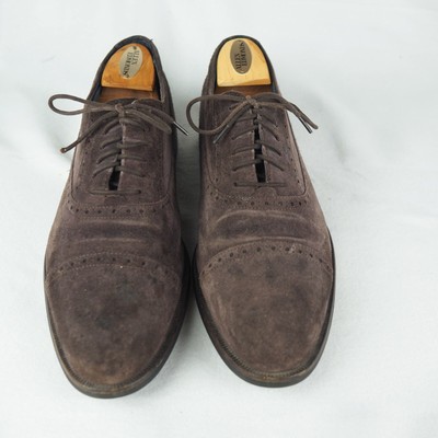 Cole Haan Waterproof Suede Cap Toe Oxfords Brogues Mens 11 M  display picture 3