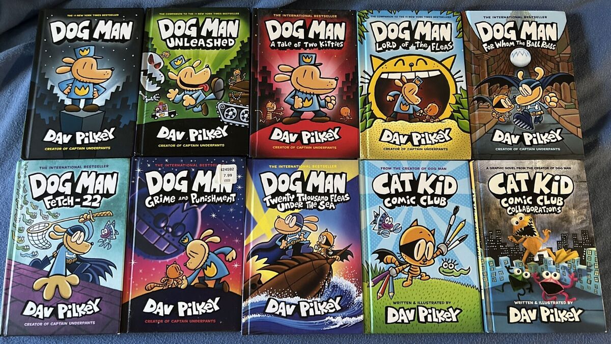 DOG MAN / CAT KID ~ Choose your hardcover books ~ Combined DOG MAN / CAT KID ~ Choose your hardcover books ~ Combined