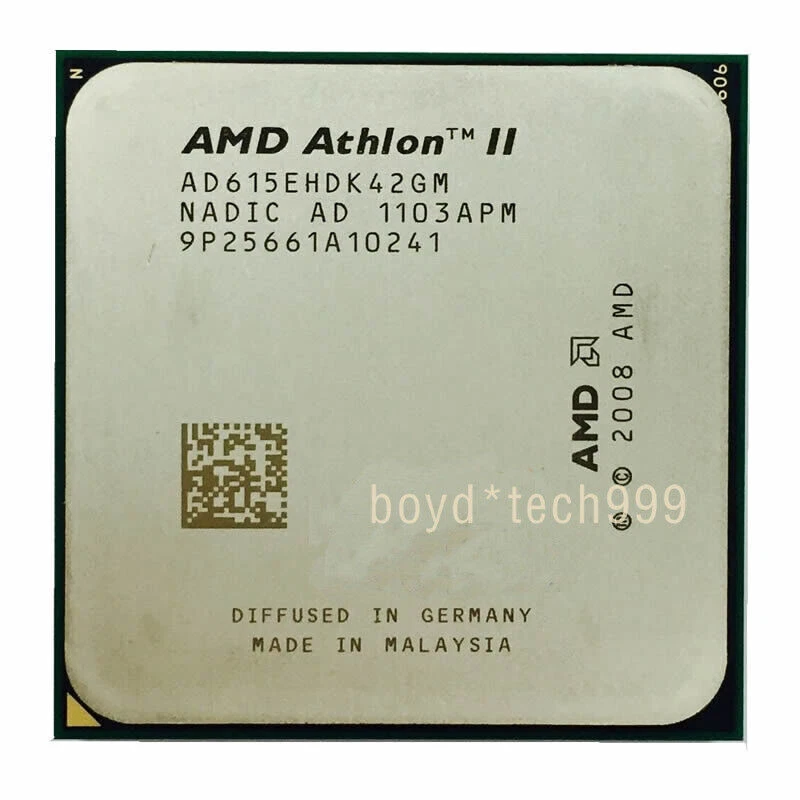AMD Athlon II X4-600E X4-605E X4-610E X4-615E 900E 905E CPU Socket AM3 Processor - Image 4 of 4