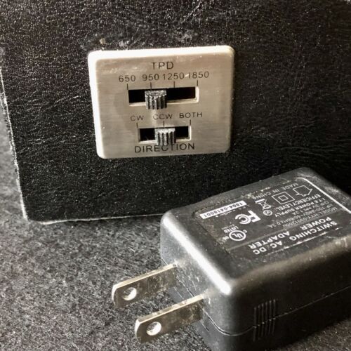 Orologio singolo Heiden a batteria o AC - pelle nera - EX usato condizioni - Foto 4 di 10