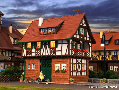 Vollmer H0 43734 - Gerberhaus Bausatz L 11 x B 8,5 x H 12,3 cm Neuware