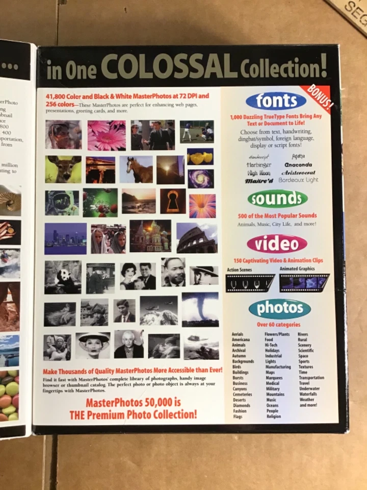 IMSI Master Photos  50,000  Premium Photo Collection  Vintage Software New RARE - Image 3 of 4