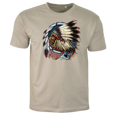 Indianer T-Shirt Native American Indian Chief Dreamcatcher Design USA *3067 sd