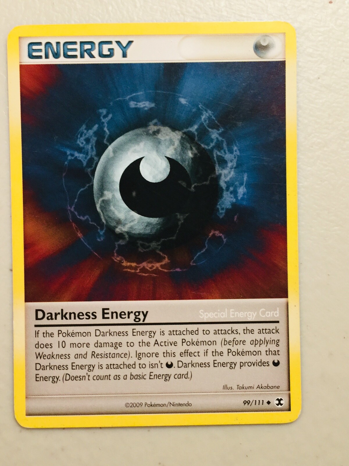 Pokemon Card Rising Rivals Darkness Energy 99/111. FREE SHIPPING!	