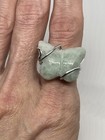 Sterling Silver 925 Butterfly Jade Ring Size 7 — photo 9
