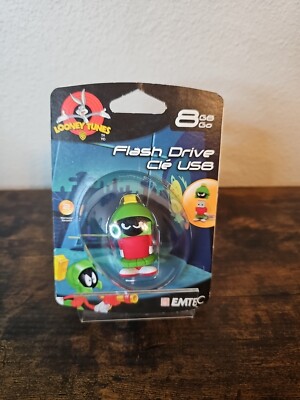 Looney Tunes Marvin The Martian 4GB Flash Drive Emtec USB Rare Sealed Package