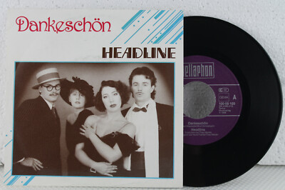 7'' - HEADLINE - Dankeschön - Bellaphon 1988