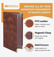 ONSHIELD CAR DOCUMENTS HOLDER