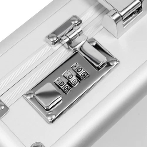 Maletín rígido de aluminio de gran capacidad con cerradura de combinación con bolsillo - Imagen 15 de 17