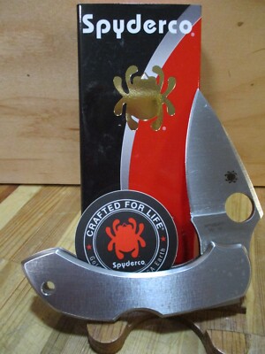 NIB Spyderco Seki-City Japan Stainless DragonFly Folding Pocket Knife - C28P